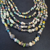 Authentic Ancient Islamic Roman Era Beads Strand Necklace #NC 132